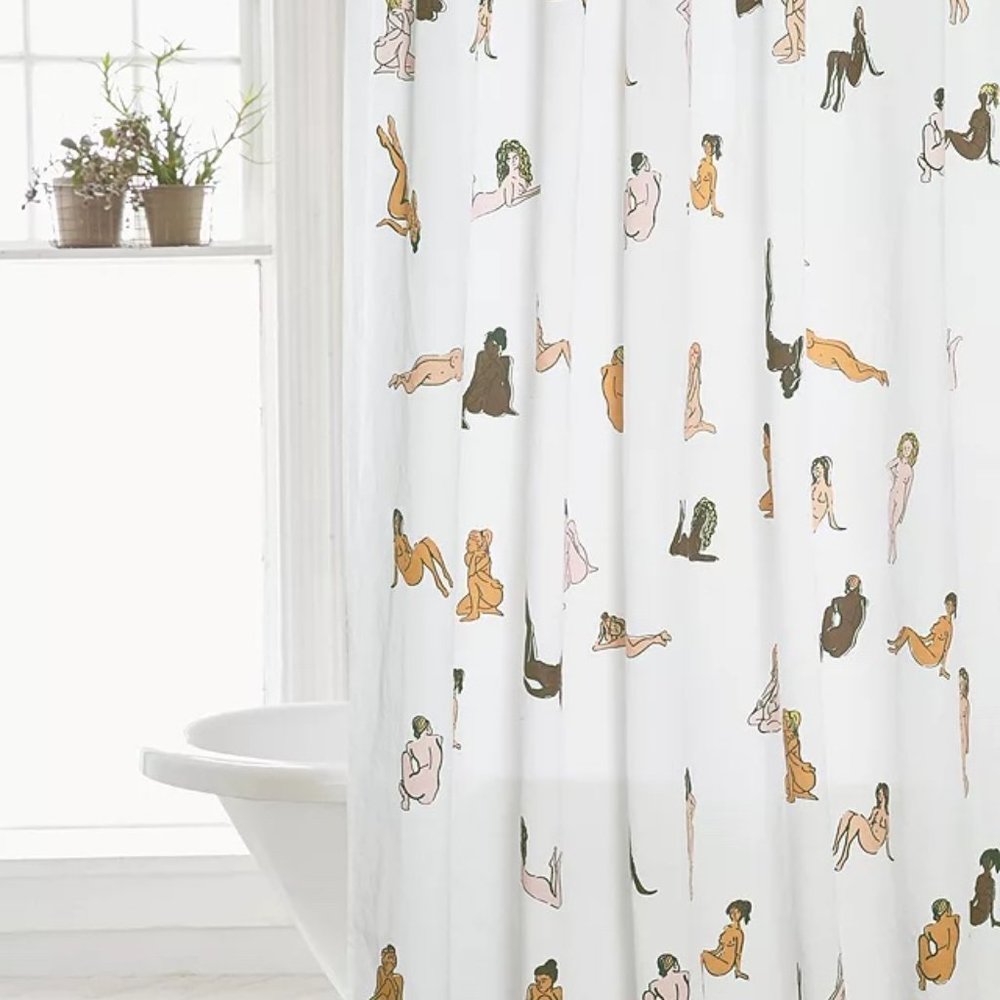 Urban Outfitters Bathing Beauties Shower Curtain